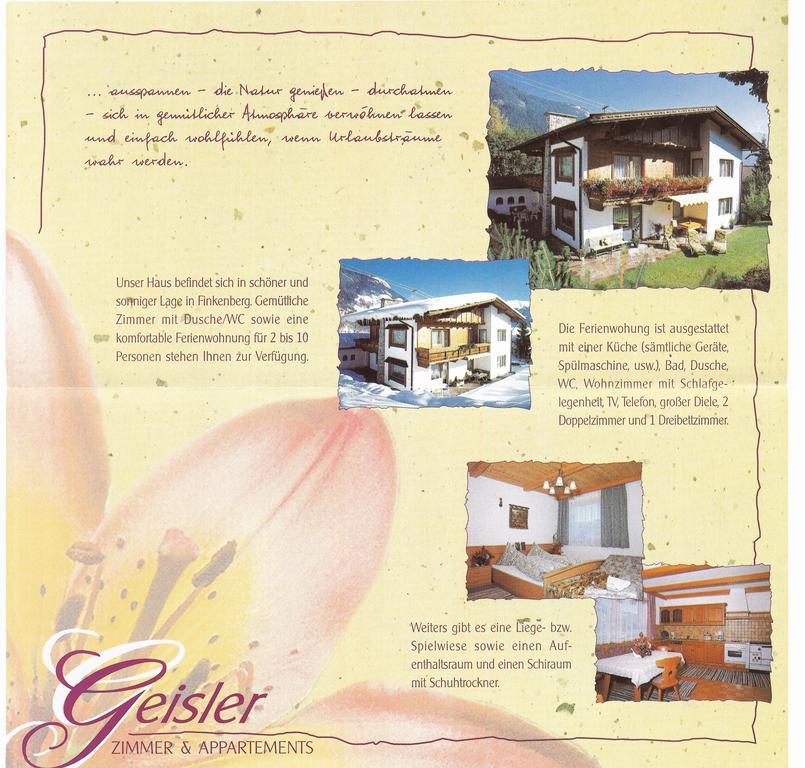 פינקנברג Appartement Geisler מראה חיצוני תמונה